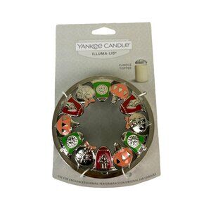 Yankee Candle Illuma-Lid Christmas Baubles Ornaments Bells Candle Decor Gift